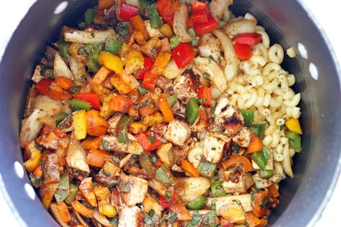 chicken fajita mac and cheese ingredients