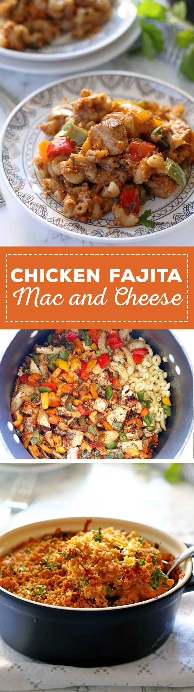 chicken fajita mac and cheese pin