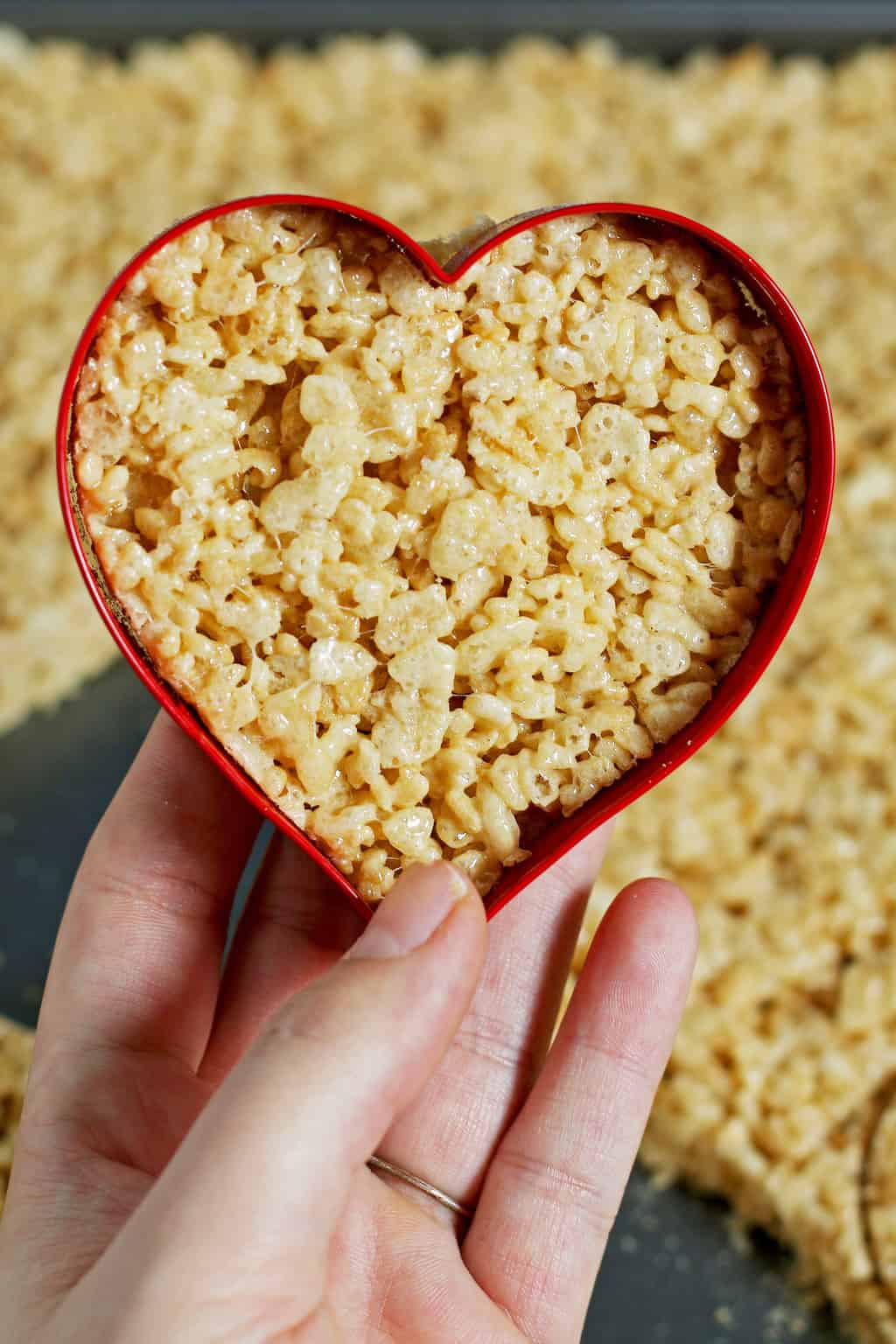Heart Shaped Rice Krispie Pops » The Thirsty Feast by honey and birch