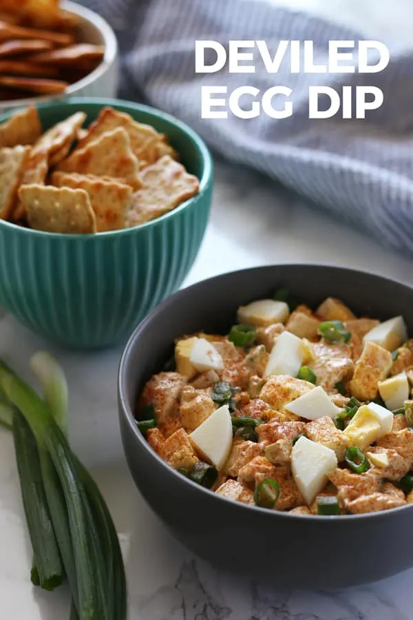 deviled egg dip pinterest image