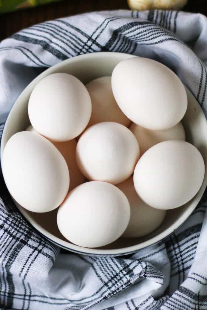 bowl of eggs