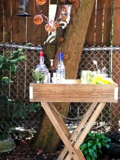 Outdoor Butler Tray Setups for World Market