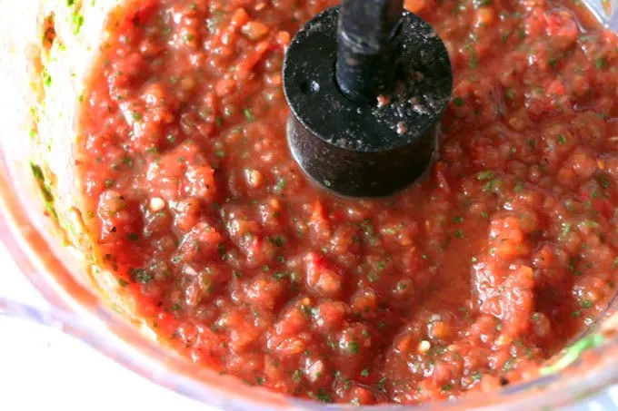 homemade salsa