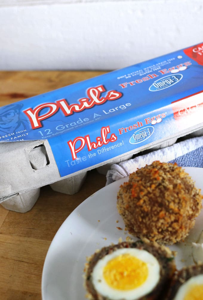 Baked Scotch Eggs with Shallot Yogurt Dipping Sauce Recipe