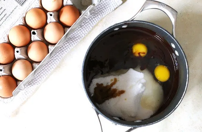 eggs and cream cheese fudge brownie ingredients