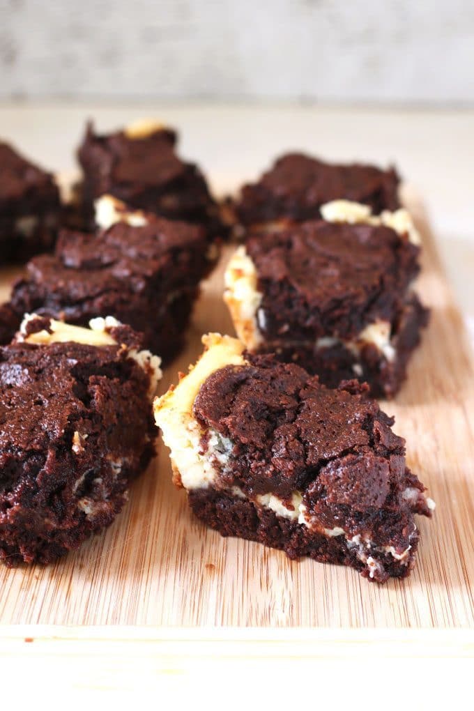 Cream Cheese Fudge Brownies » The Thirsty Feast