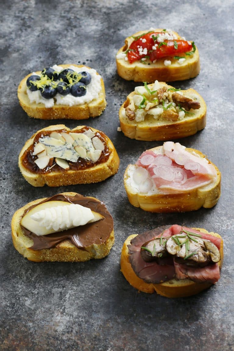 Holiday Crostini Bar - 12 3-Ingredient Crostini Recipes