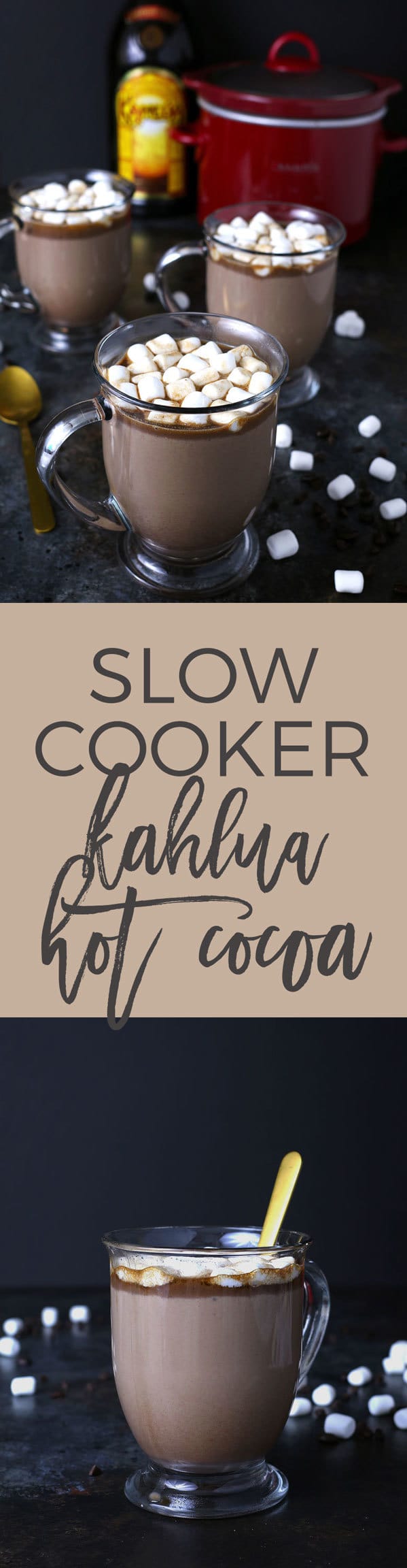 Slow cooker Kahlua hot cocoa pin