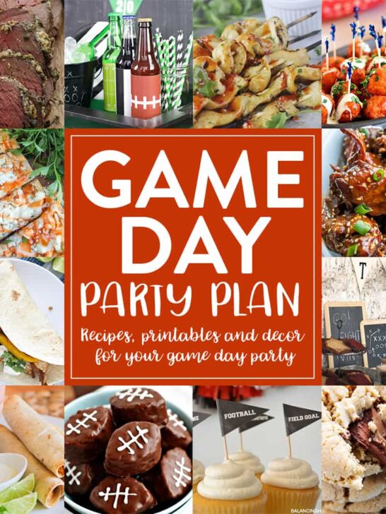 Game Day Party Plan