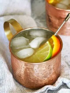 An orange moscow mule is the perfect cocktail for any day of the week. You only need 4 ingredients and a thirst for citrus!