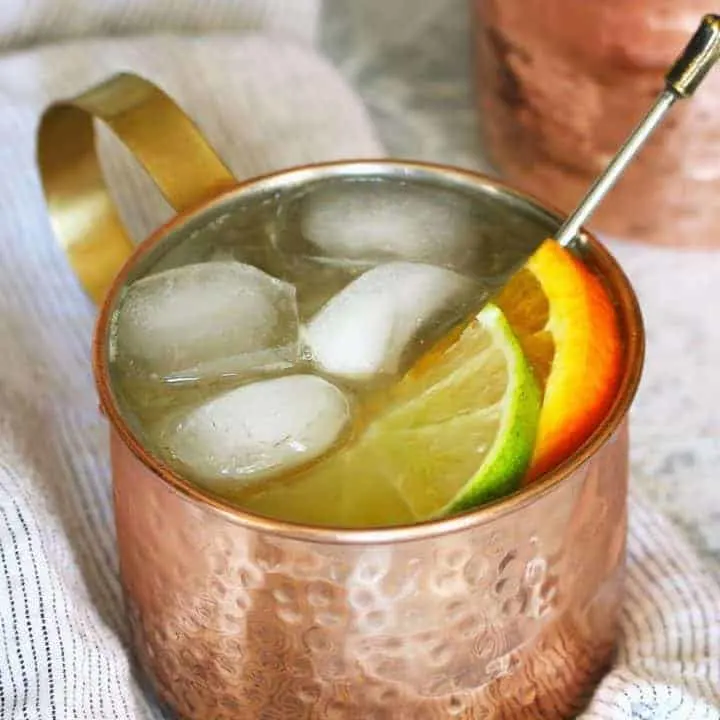 An orange moscow mule is the perfect cocktail for any day of the week. You only need 4 ingredients and a thirst for citrus!