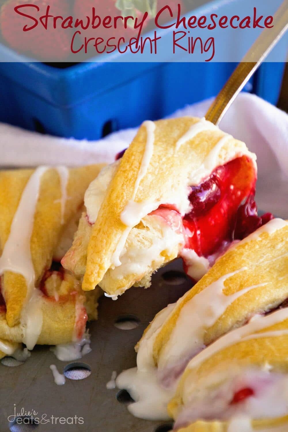 Mother's Day Brunch Meal Plan - Strawberry Cheesecake Crescent Ring