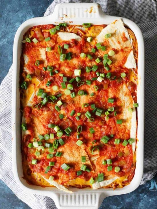 Bean Burrito Casserole