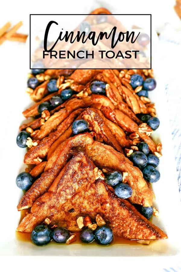 cinnamon French toast Pinterest image