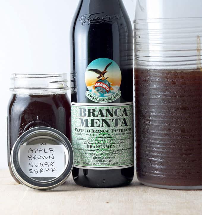 Apple Mint Iced Tea Cocktail Branca Menta Cocktail Recipe