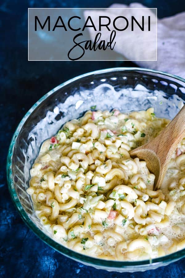 macaroni salad pinterest image