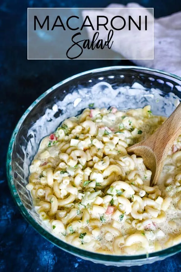 macaroni salad pinterest image