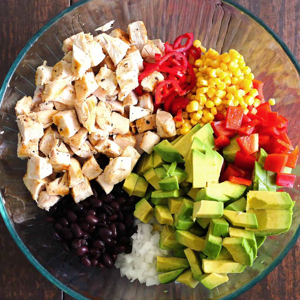 Grilled Chicken Avocado Salad » The Thirsty Feast by honey and birch