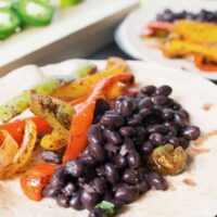 This recipe for vegan black bean fajitas will have you changing your mind about vegan food. Not only is it delicious and filling, it's also better for you!