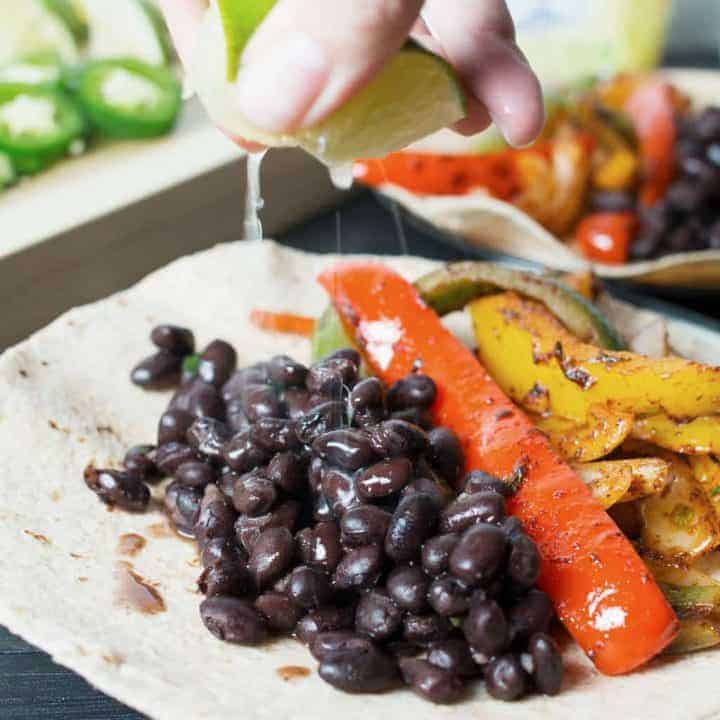 This recipe for vegan black bean fajitas will have you changing your mind about vegan food. Not only is it delicious and filling, it's also better for you!