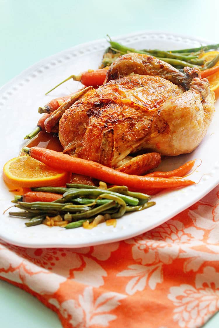 Best Honey Recipes - Orange Honey Roast Chicken
