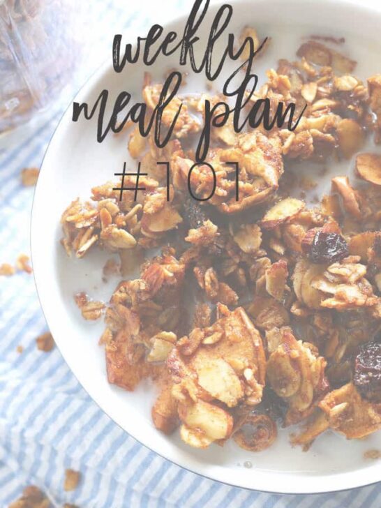 Weekly Family Meal Plan #101