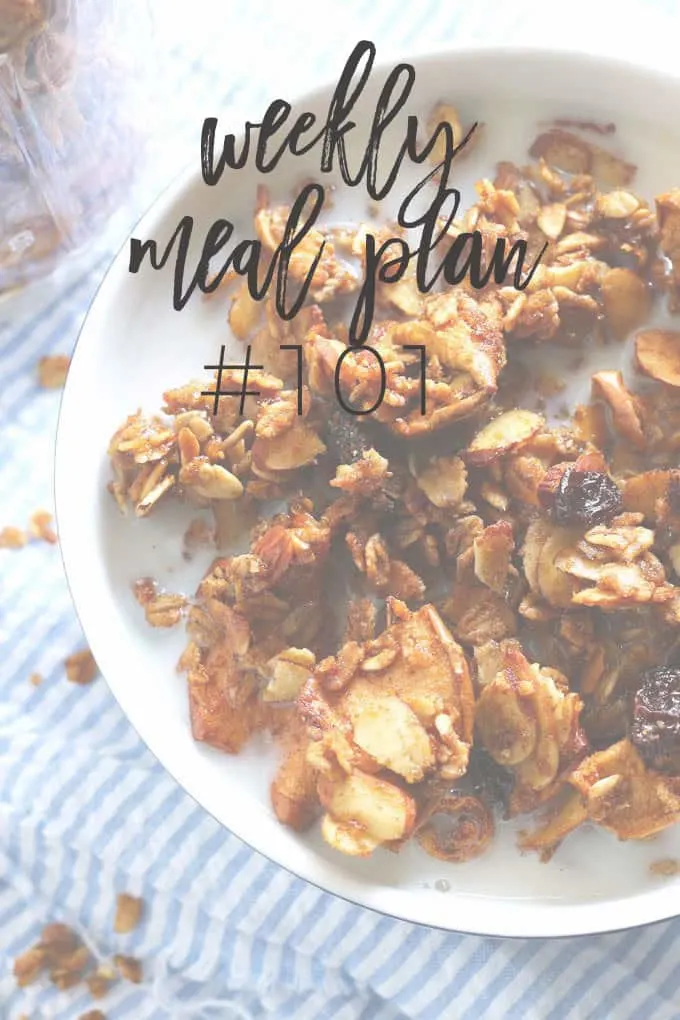 Weekly Family Meal Plan #101