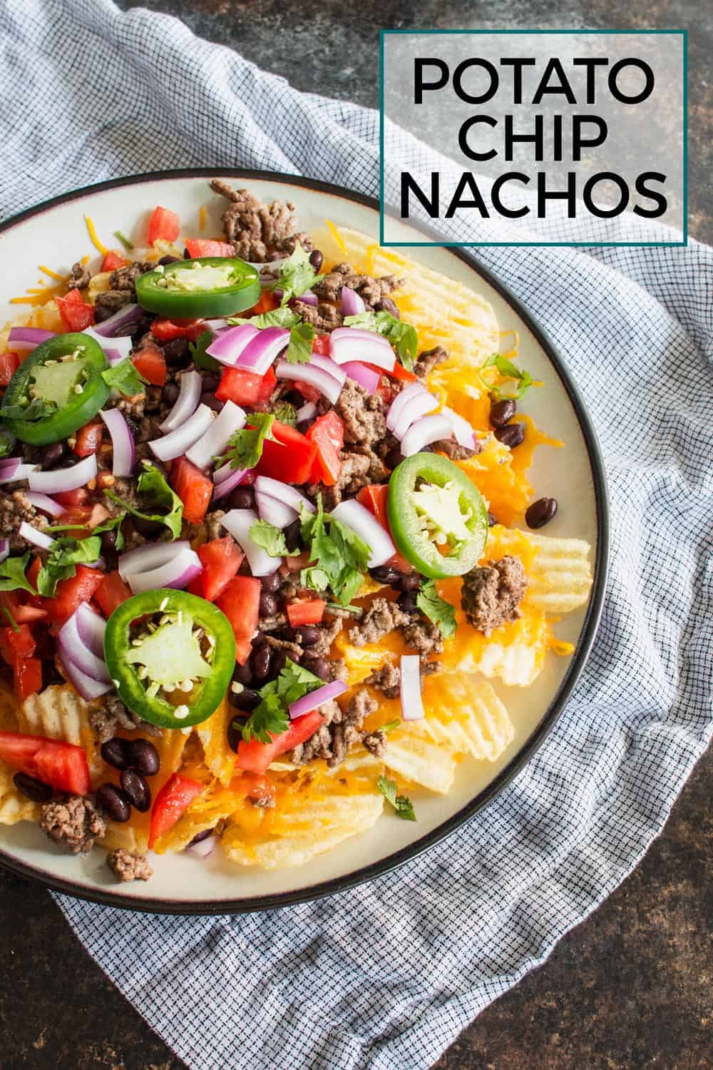 Easy Potato Chip Nachos Tailgating and Game Day Food