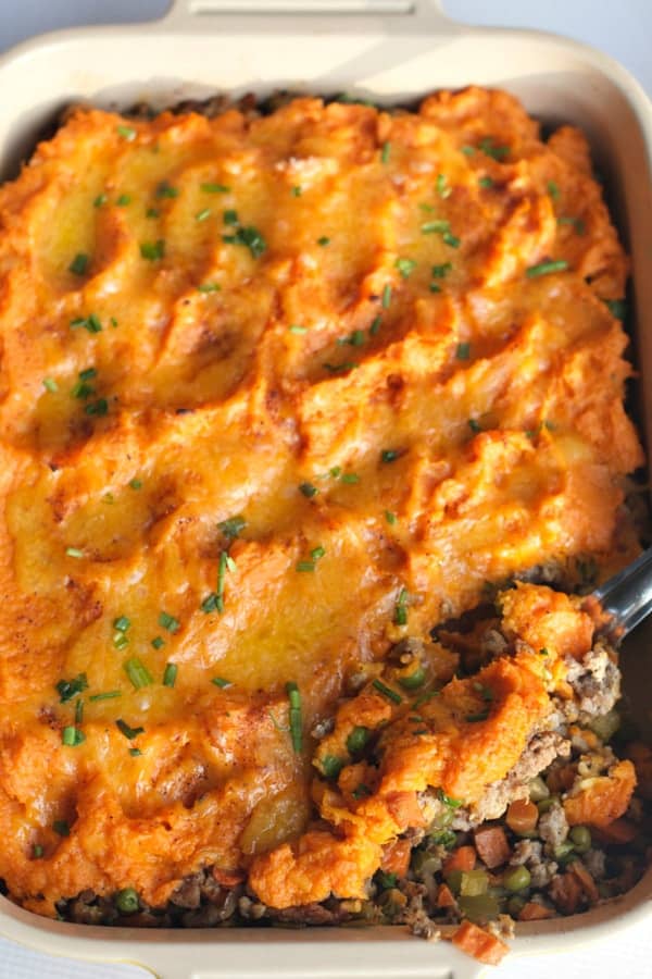 Sweet Potato Shepherd's Pie from The Reluctant Entertainer
