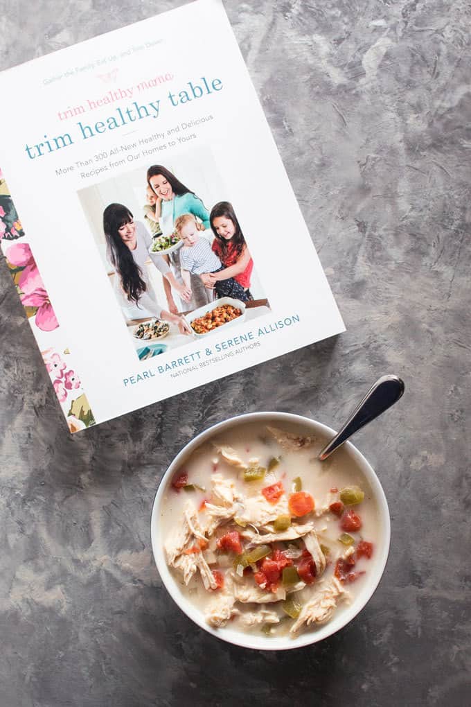 This Chicken Fajita Soup is made in the slow cooker; perfect for busy families and cool nights!