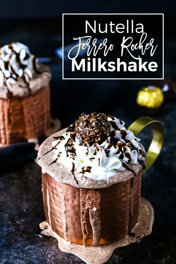 Nutella Ferrero Rocher MIlkshake