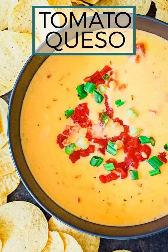 tomato queso dip pinterest photo