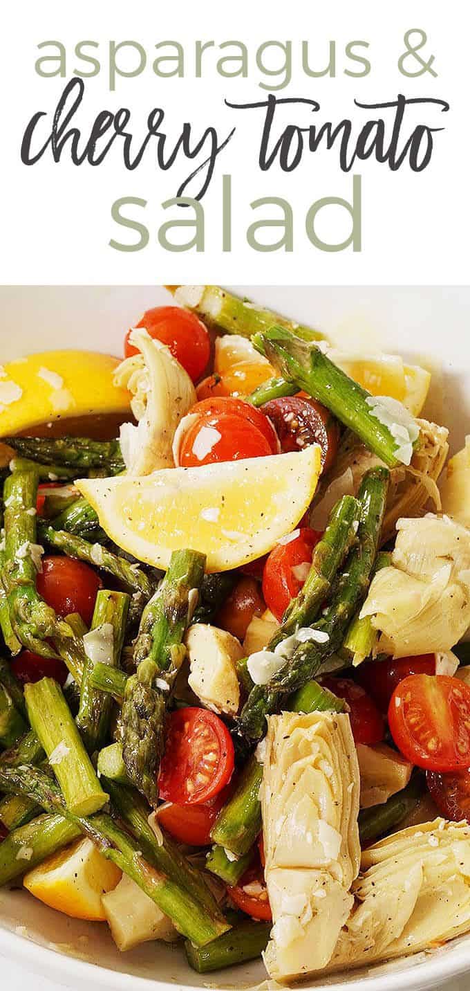 Asparagus and cherry tomato pin