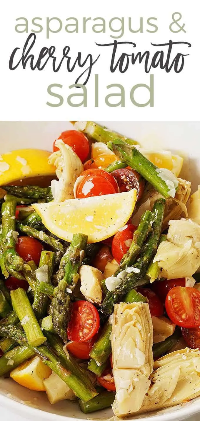 Asparagus and cherry tomato pin
