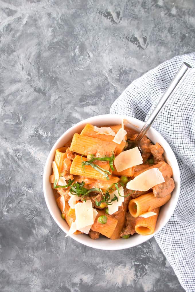picture of country style rigatoni