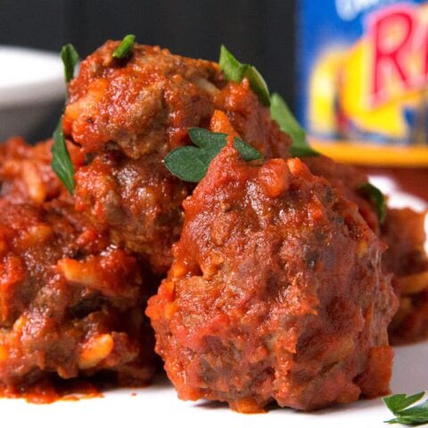 Braised Porcupine Meatballs