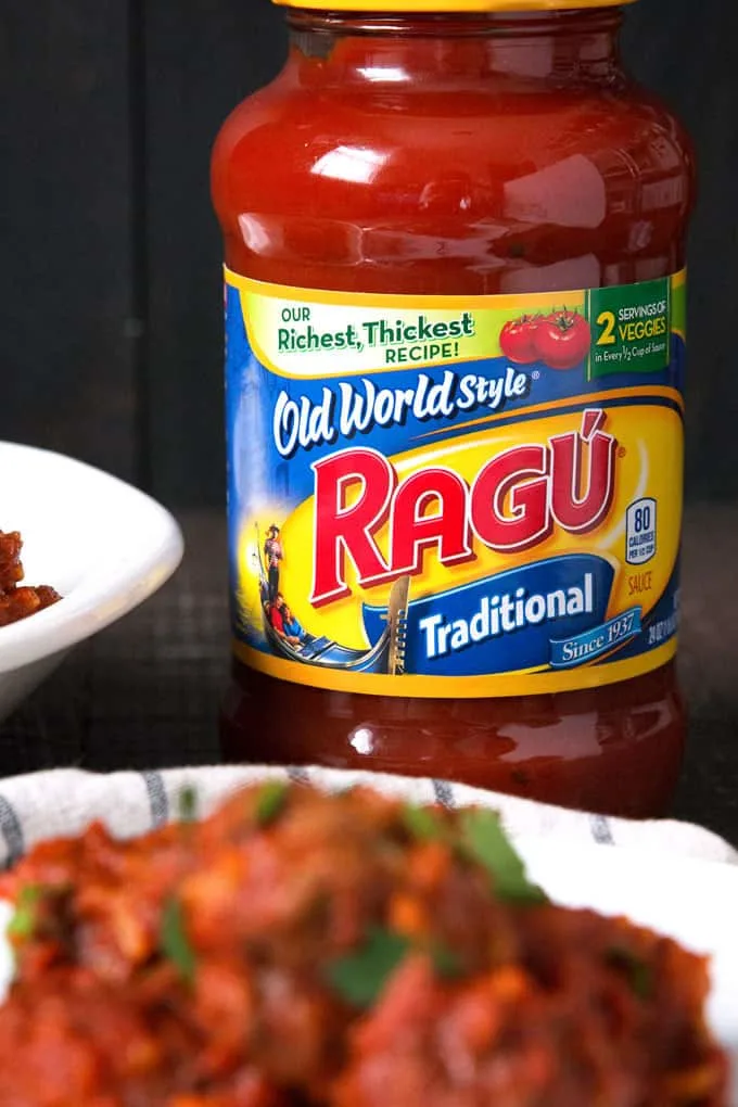 Jar of RAGU Old World Style Traditional Sauce