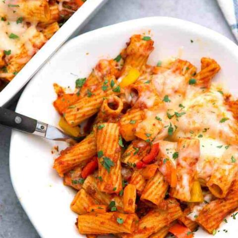 Chorizo Rigatoni Casserole