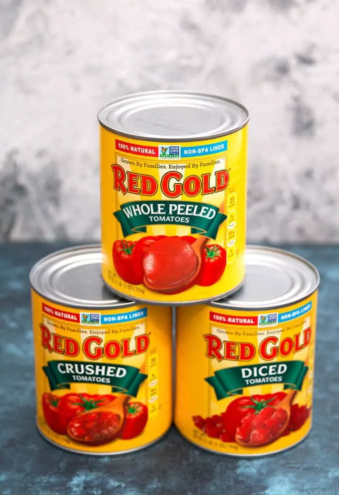 tower of red gold tomatoes products
