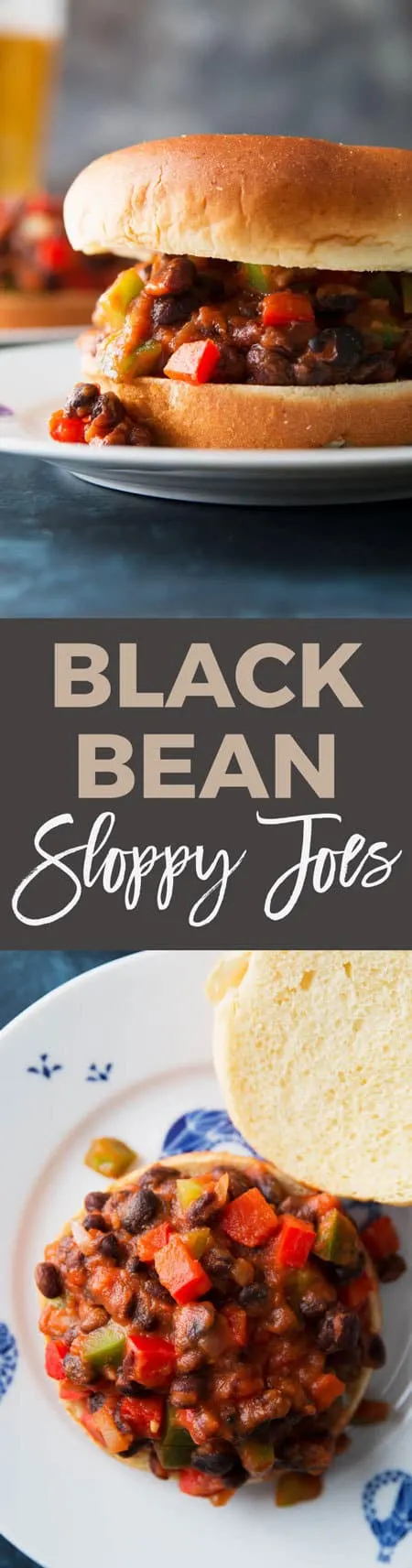 black bean sloppy Joe pin