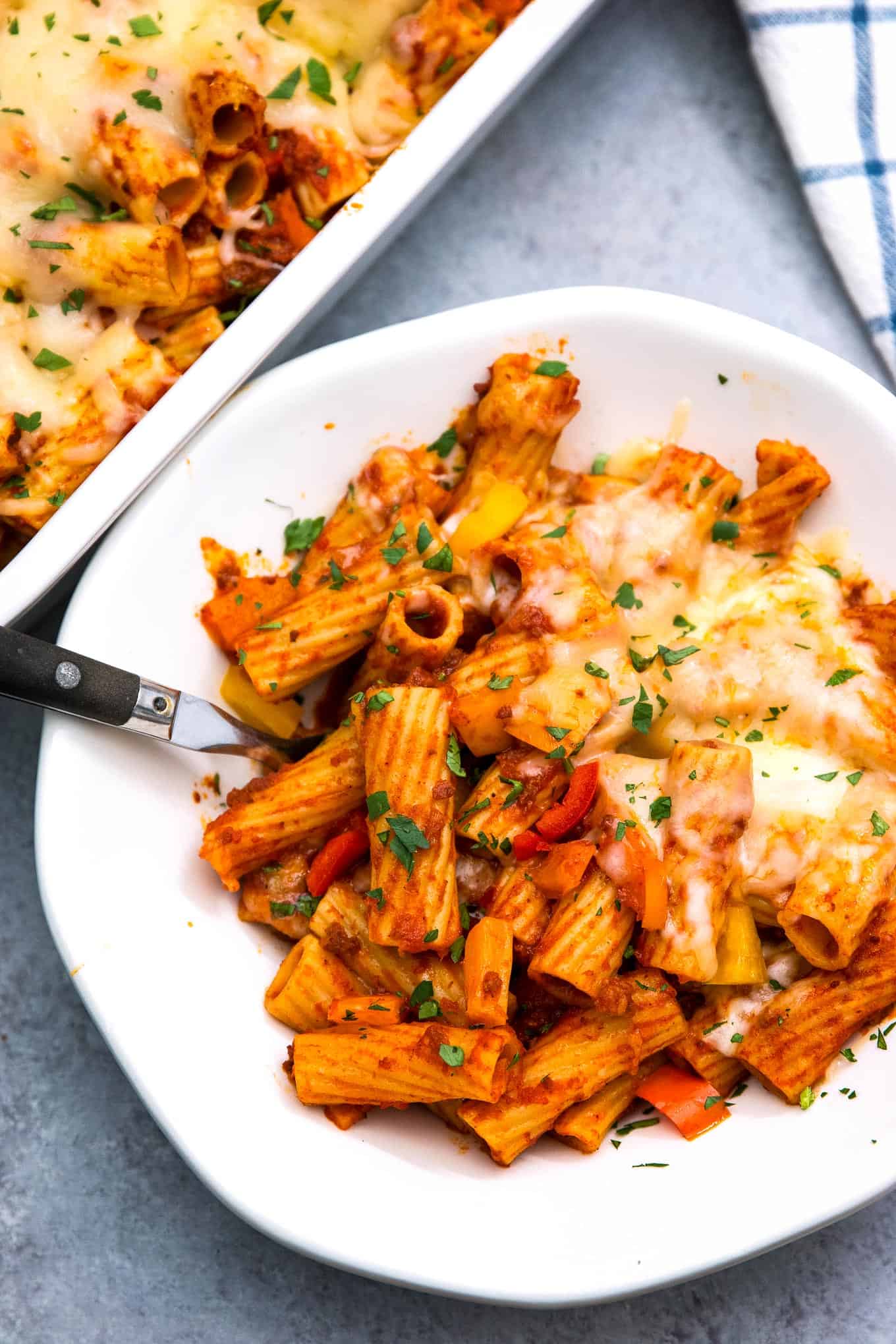 Chorizo Rigatoni Casserole Recipe Honey and Birch