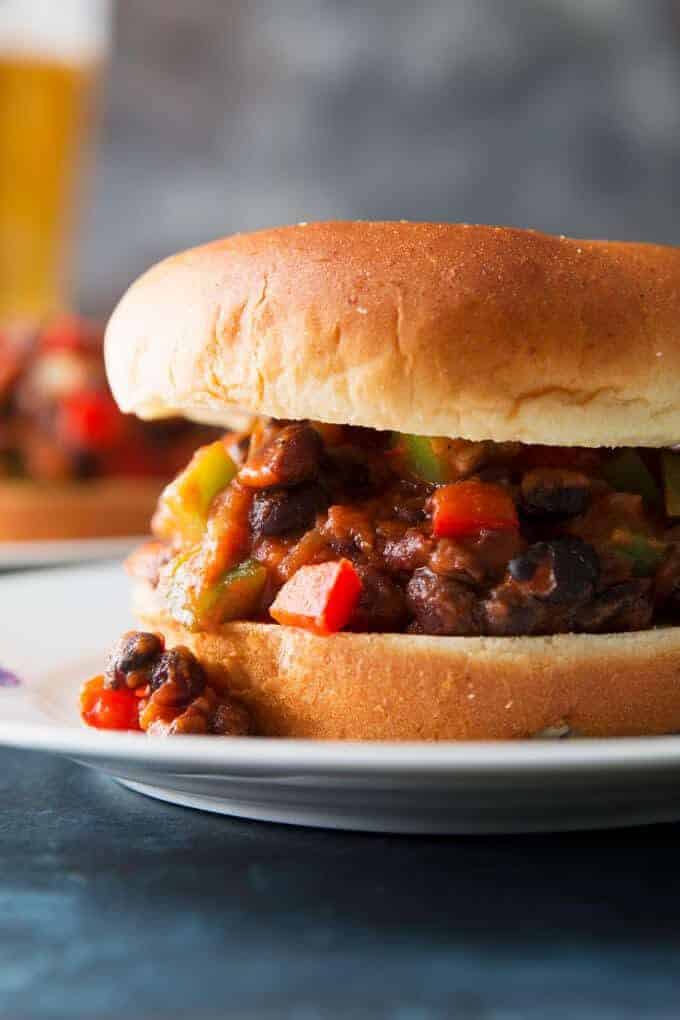 Black Bean Sloppy Joes