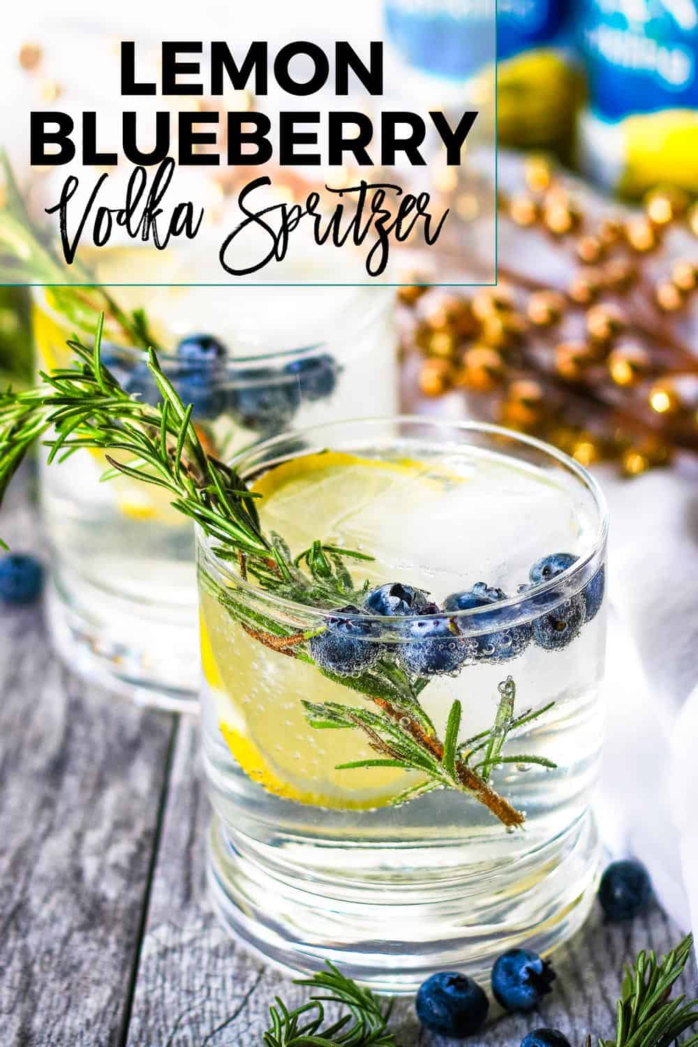 Lemon Blueberry Vodka Spritzer » The Thirsty Feast by honey and birch
