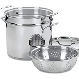 Cuisinart 77-412 Chef's Classic Stainless 4-Piece 12-Quart Pasta/Steamer Set