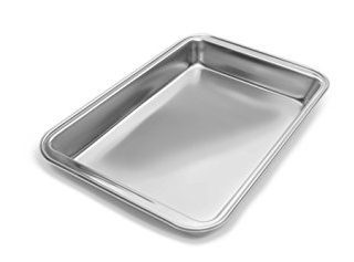 Fox Run 44928 Bake Pan, Stainless Steel, 12.375-Inch x 8-Inch