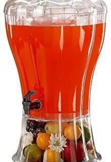 Buddeez Unbreakable 3-1/2-Gallon Beverage Dispenser with Removable Ice-Cone
