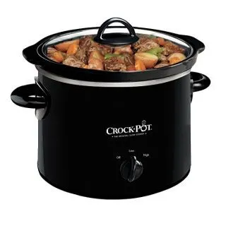 Crock-Pot 2-QT Round Manual Slow Cooker, Black