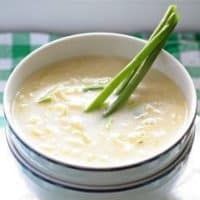 Leek and Blue Cheese Soup