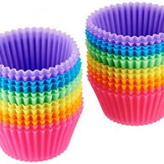 Reusable Silicone Baking Cups, Pack of 24