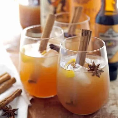 Autumn Spiced Rum Cider Cocktail